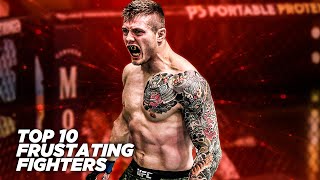 Top 10 Most Frustrating Fighters to Watch in MMA!