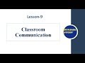 Classroom Communication