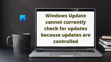 Windows Update cannot currently check for updates