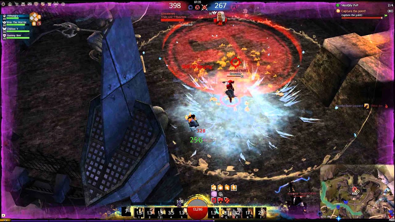 Zone (shouts/condi warrior) vs Anas Tarcis, Schwahrheit & friends - Guild Wars 2