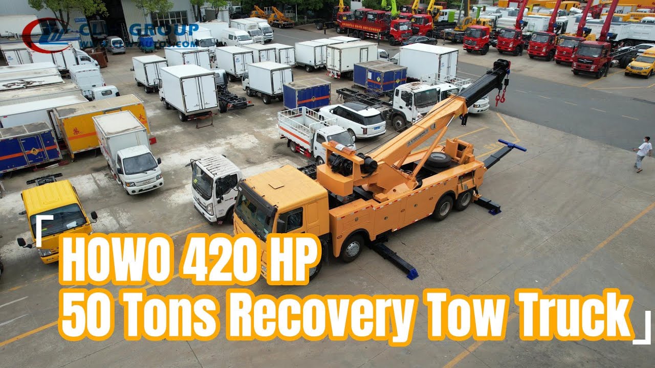 How to Start Towing Service with Amazing China 50 Tons Rotator Recovery Tow Truck in Africa?