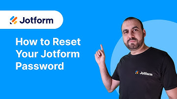 How to reset your Jotform password