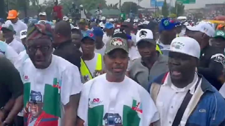 MC OLUOMO LEAD MASSIVE CROWD FOR 5MILLION MAN WALK FOR TINUBU/SHETTIMA AND SANWO OLU IN LAGOS
