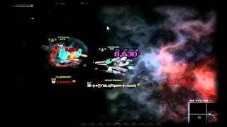 Darkorbit DMG test and mini hunt