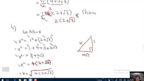 Indices and Surds (IGCSE Add Maths 0606) Q.3(a)(b)