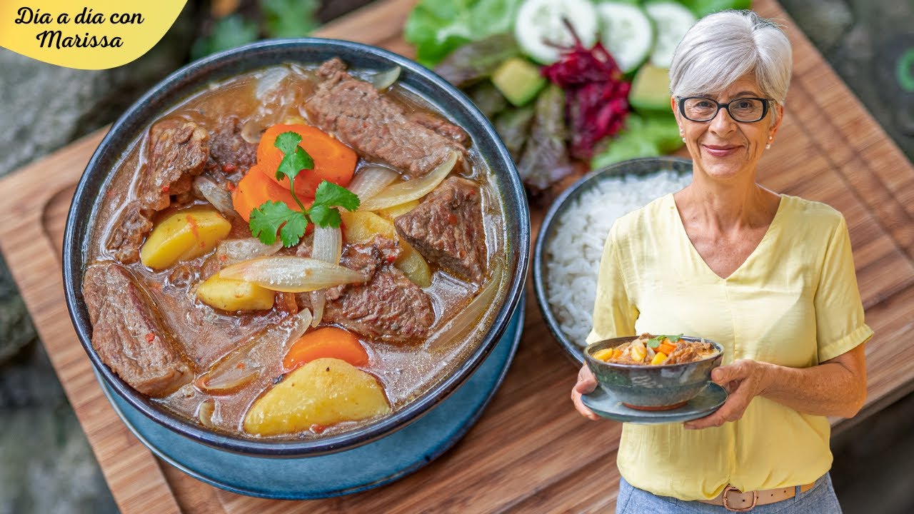 Estofado de res, fácil, rico y económico!