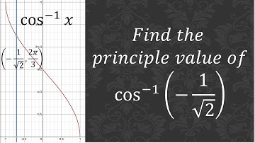 Find the principle value of cos-1(-1/√2). Inverse trigonometry Exercise 2.1, question-9.