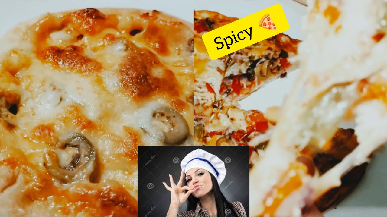 Domino's Pizza 😜 Home Made Mini🍕And Spicy Beef 🍕🥵 Plaus view