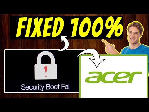 How To Fix Security Boot fail error 2021