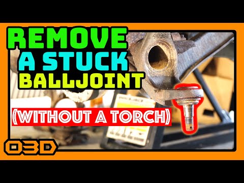 How to remove a stuck ball joint (without a torch) - 2004 Jeep Wrangler TJ