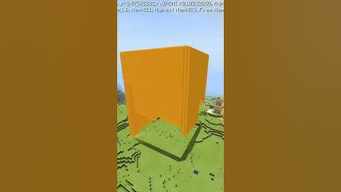 Minecraft Biggest Cobblestone Tower #Shorts #minecraft #minecraftshorts #minecrafttutorial