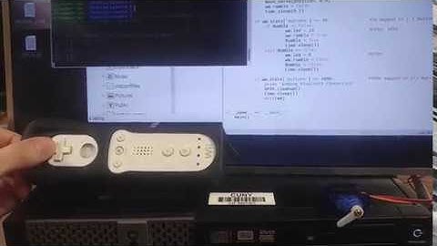 Wii Remote with Raspberry Pi and servo
