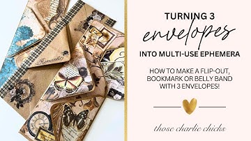 One Double Envelope Pocket, 3 Uses | Junk Journal Ephemera Idea