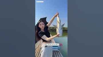 cô gái đi câu cá hồ dịch vụ bị anh chủ hồ coi thường là không biết câu cá và cái kết  #fishing