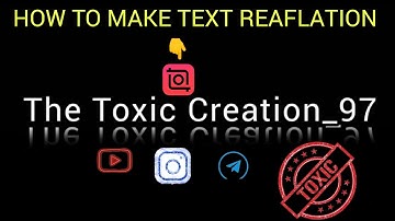 How to Make a Text Reflection Effect Intro (InShot Tutorial)