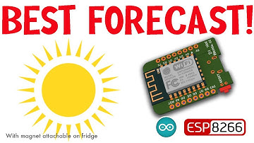 ESP8266 weather Forecast the smallest ONE!! arduino e-Paper display weaveshare