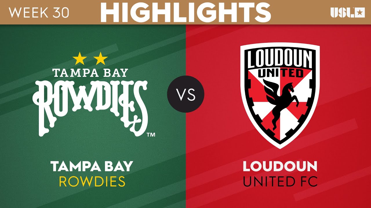 Tampa Bay Rowdies X Loudoun United FC: Ficha do jogo