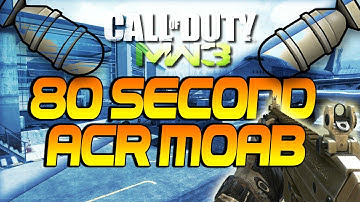 CoD MW3 : 80 Second MOAB w/Acr My PS3 Update