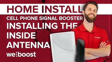 Installing the Inside Antenna - Cell Phone Signal Booster Home Install Series (4 of 6) | weBoost