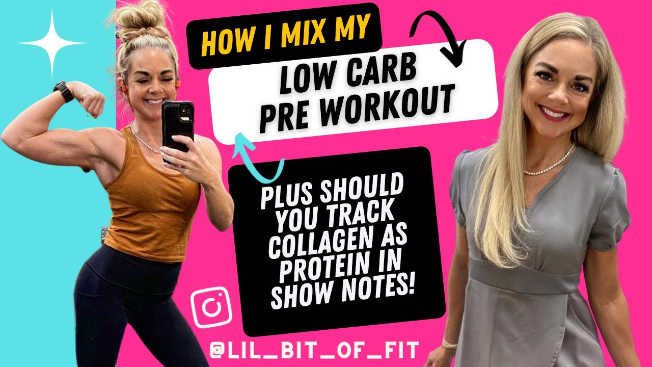 How I mix my Low carb preworkout plus do I track and log collagen in