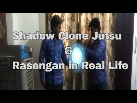 Shadow Clone Jutsu & Rasengan - Real Life ( After Effects )