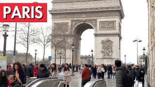 Paris Walking in Rain Avenue des Champs-Élysées (Winter 2024) by Explore France 427 views 1 month ago 7 minutes, 30 seconds