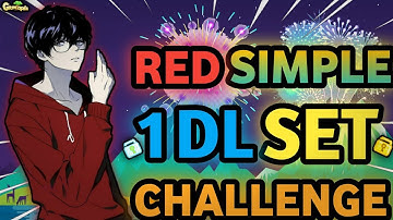 SPECIAL 1 DL SIMPLE RED SET CHALLENGE (NEW SET!!) | Growtopia - Set Challenge #258