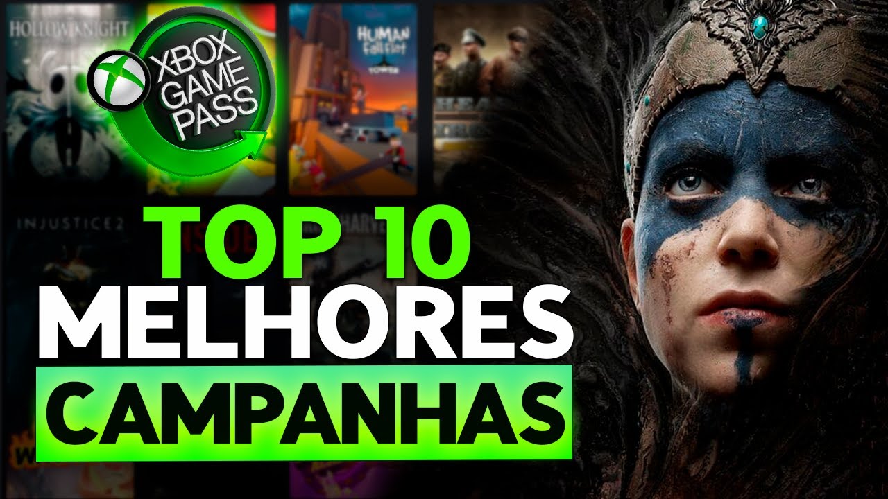 TOP 5 MELHORES Jogos do Xbox GAME PASS - Modo Campanha/Historia 