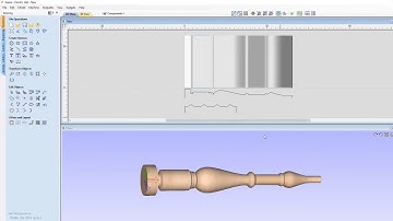 Een spindel modelleren voor roterende bewerking | Vectric V11-zelfstudies