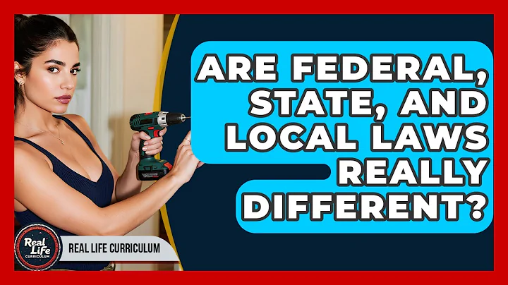 Are Federal, State, And Local Laws Really Different? - Real Life Curriculum