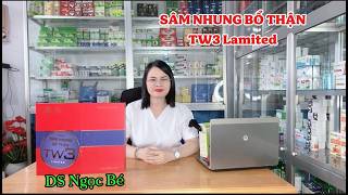 SÂM NHUNG BỔ THẬN TW3 Lamited_bổ thận, tăng cường sinh lý- dùng  cho cả Nam &amp; Nữ. |Dược Sĩ Ngọc Bé|