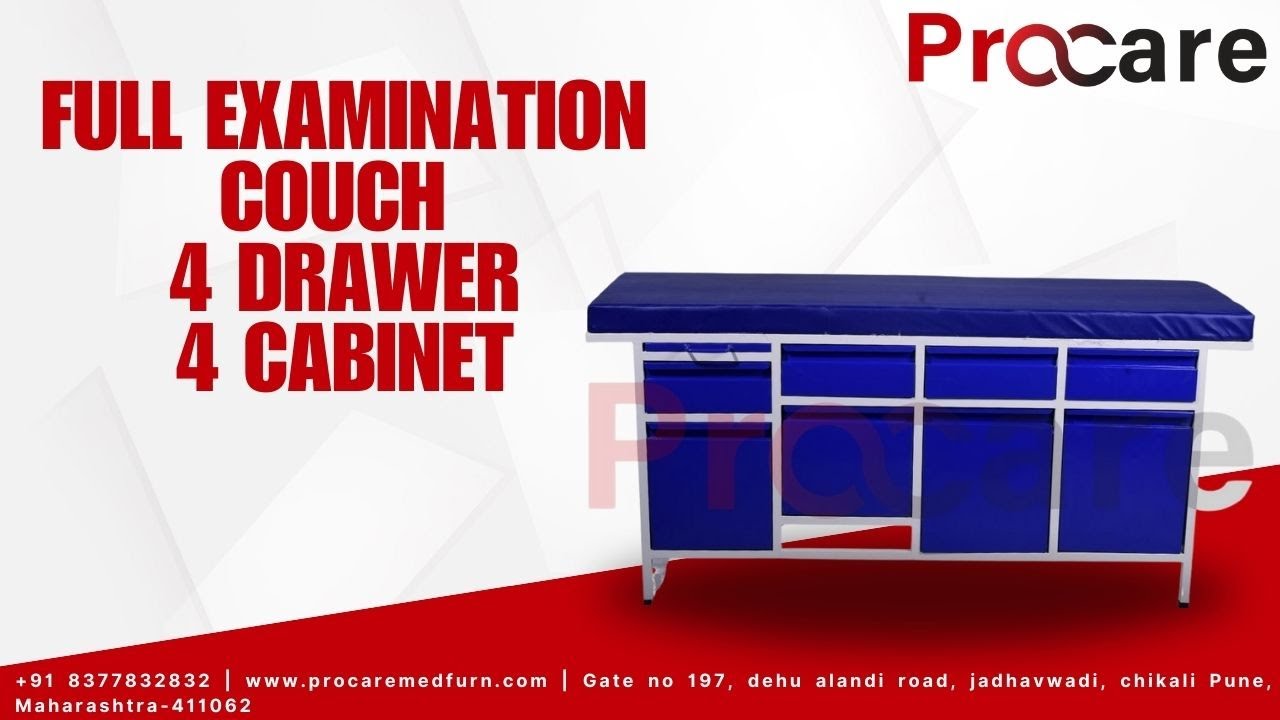 Examination Couch Blue | Examination Table | OPD Table | Procare ...