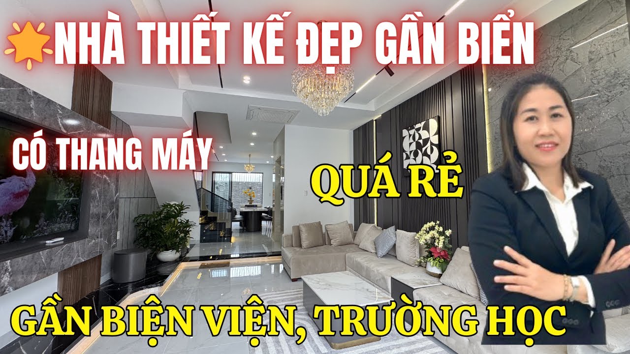🏡Sốc, giảm giá 200triệu, thiết kế đẹp, có thang máy trong nhà, bên cạnh bệnh viện trường học. 