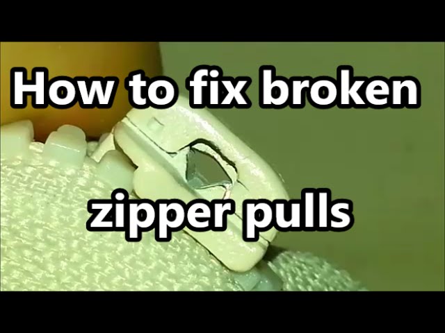 Zipper Repair: Save your gear and some money 