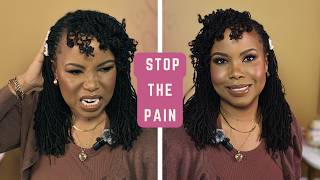How I Calm a CCCA Alopecia Scalp Flare Fast (Sisterlocks Update)