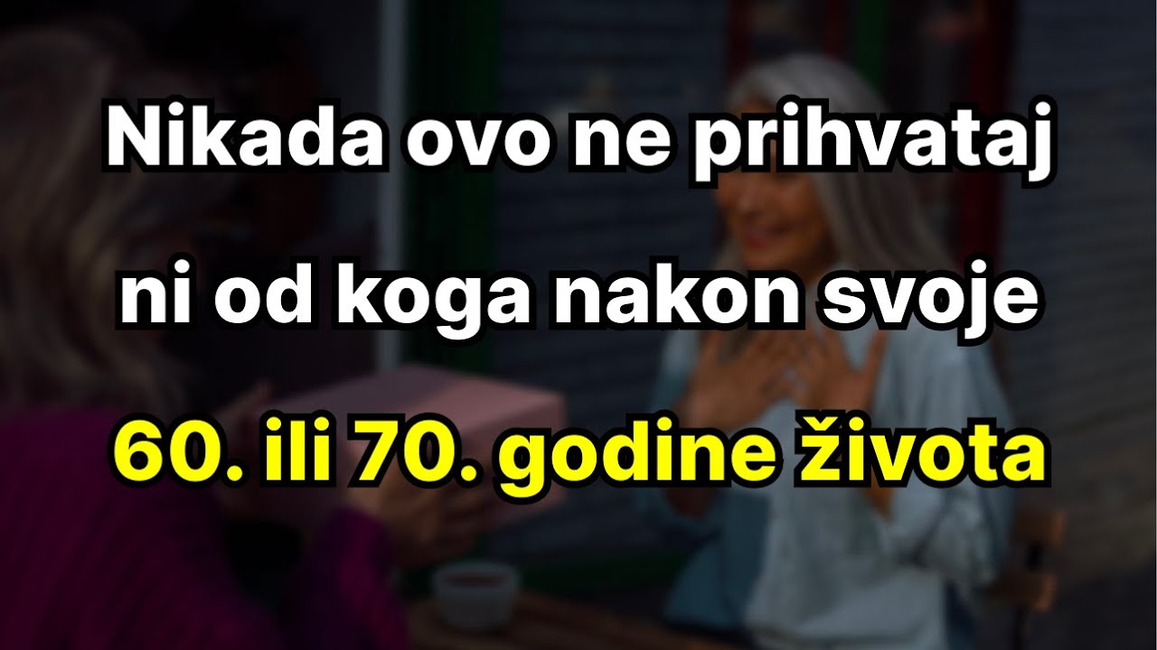 Nakon 70. godine života ne smiješ dozvoliti nikome da ti uradi nešto ovakvo – Walter Riso.