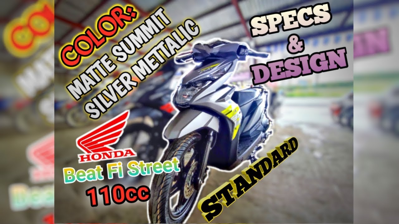 HONDA BEAT 110 FI STREET (STD) | SPECS AND DESIGN | Zedventure Tv