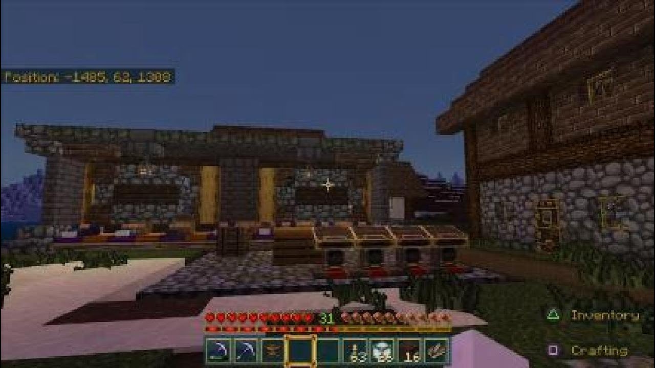 Minecwaft world, Just showing My Farms and Progress
