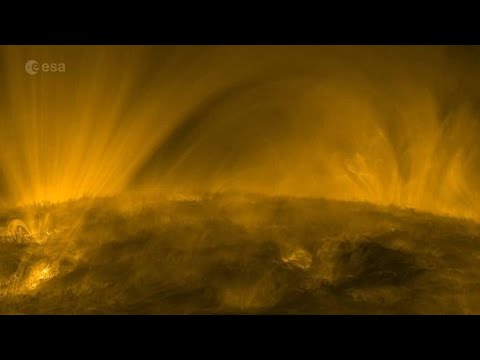 LAgncia Espacial Europea publica les imatges duna erupci solar