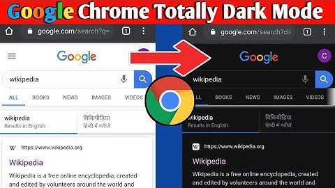 How to Enable Dark Mode in Google Chrome | Website Webpage also Dark
