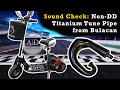 Sound Check: Titanium Tune Pipe from Bulacan for 49cc (Chinaped) Black Scooter | Alkeeno DL