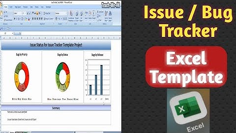 How to create issue tracker in excel | Issue tracker |  How to make bug report in excel