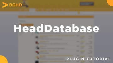 HeadDatabase - Spigot Plugin Tutorial/Overview