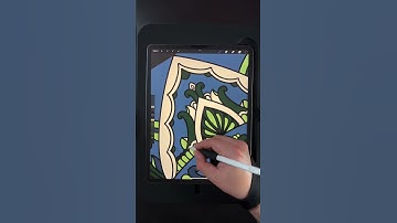 Digital Mandala Art |Mandala Coloring| Procreate Drawing