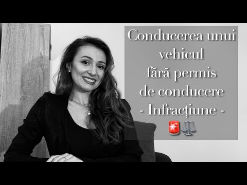 Conducerea unui vehicul