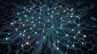 Computer Chip Circuit 🌐 Tech Background Ambience 💻 Screensaver 🚀 3.5hrs Startup ⚡ Presentation TV ⚡