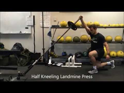 Resilient Performance PT - Half Kneeling Landmine Press