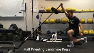 Resilient Performance PT - Half Kneeling Landmine Press