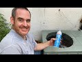Central Air Conditioner Condenser Cleaning!  How To Make it Cold again! Very Easy Diy Coil Cleaning
