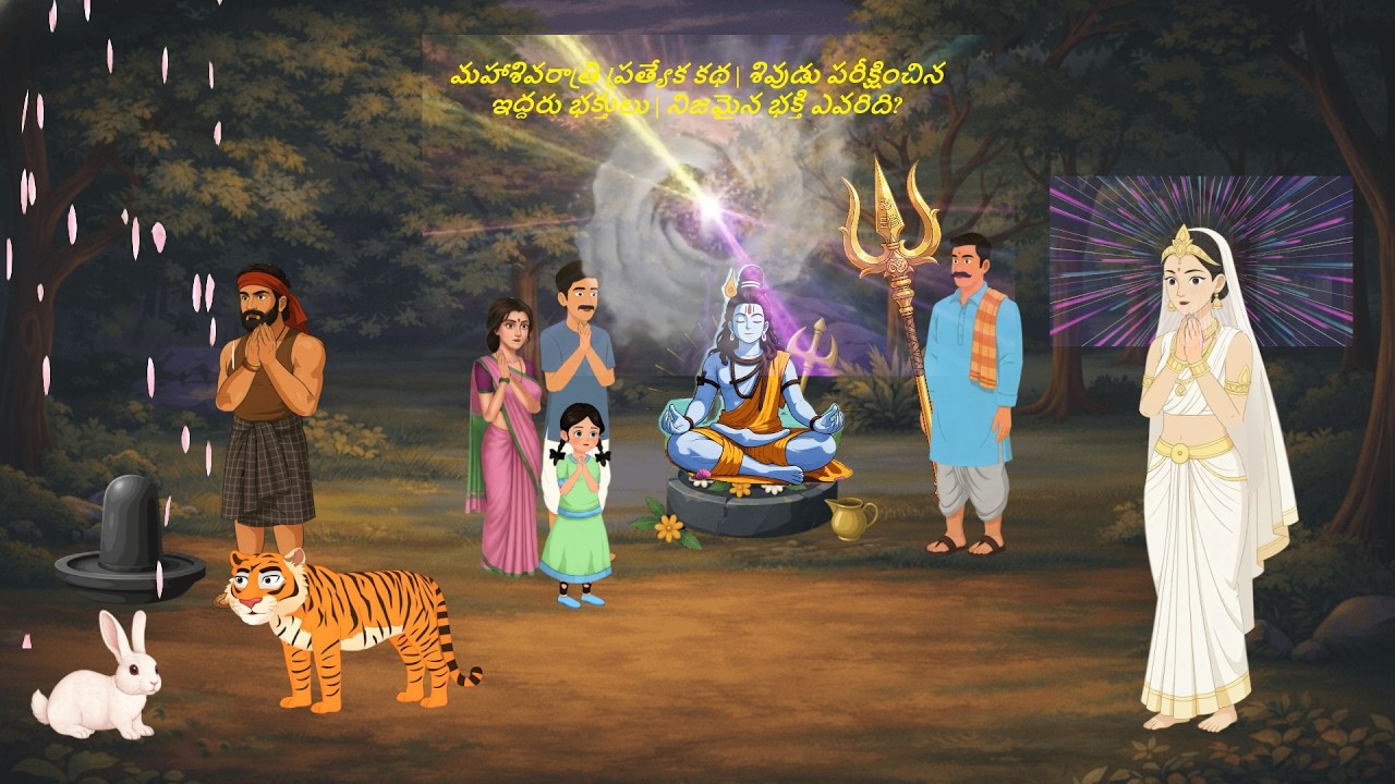 మహాశివరాత్రి ప్రత్యేక కథ | శివుడు పరీక్షించిన ఇద్దరు భక్తులు | నిజమైన భక్తి ఎవరిది?